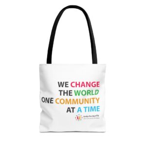 We Change The World Tote Bag